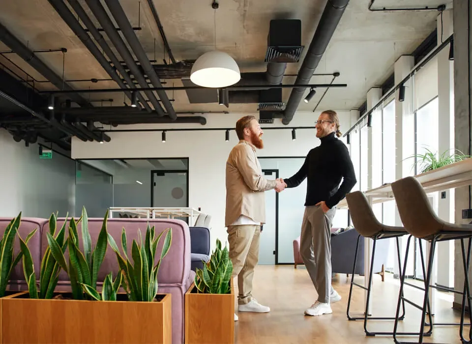 Kantoorinterieur op de website van MrKantoor